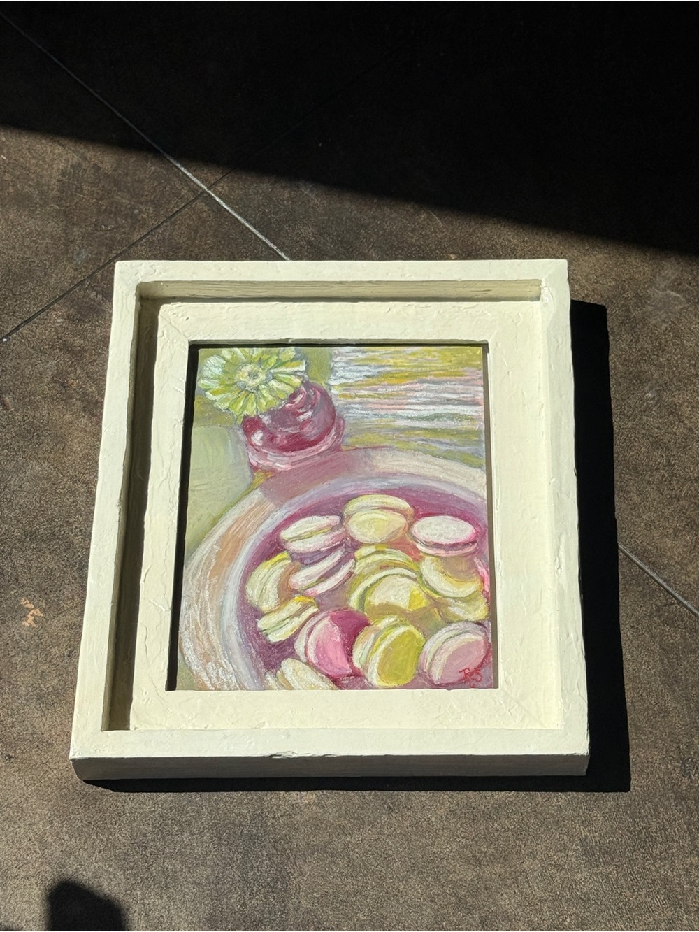 Framed original Still Life Artwork, Bakery Painting, Cooking Decor, 8x10" SALE - Picture 14 of 15